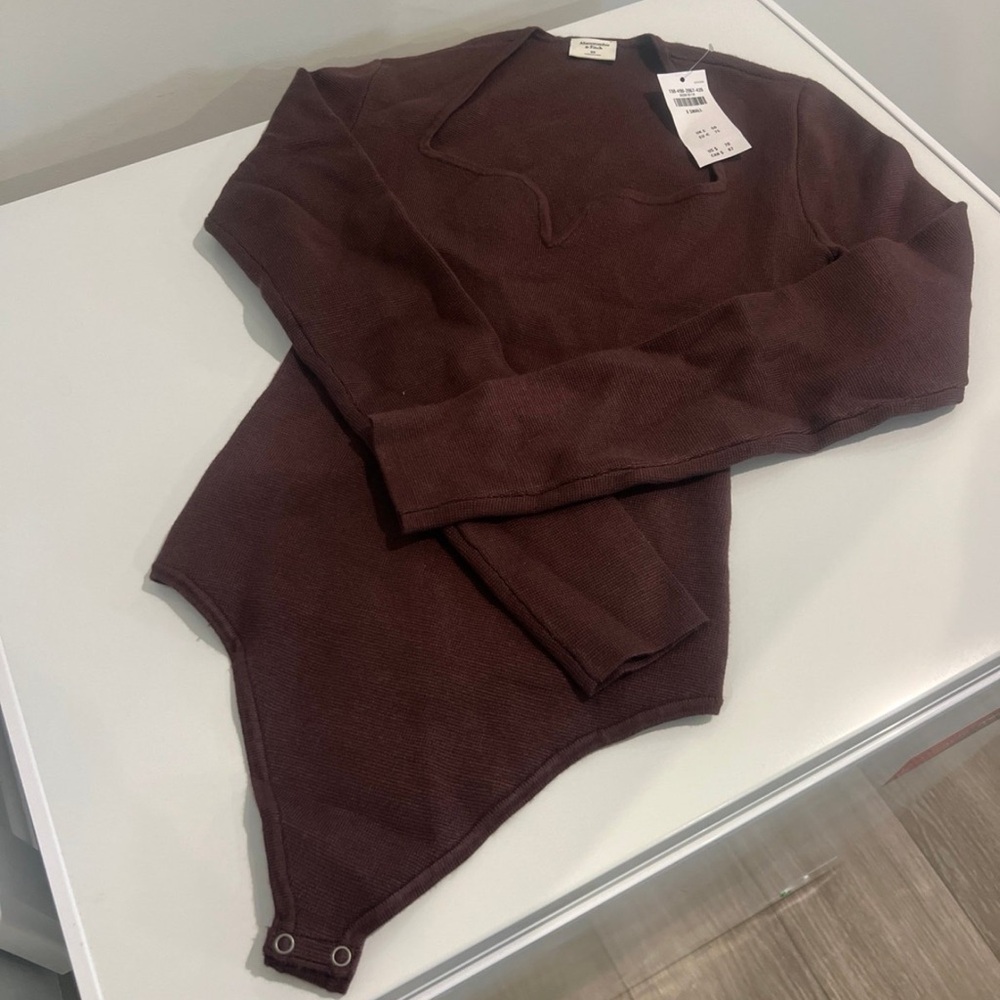 Abercrombie Long Sleeve Bodysuit